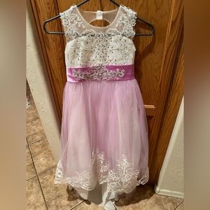 Lavender & White Princess Dress